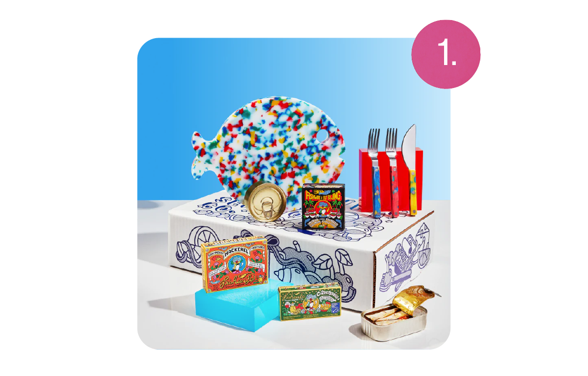 Gifts for designers: Fishwife Tinned Fish Serving Set