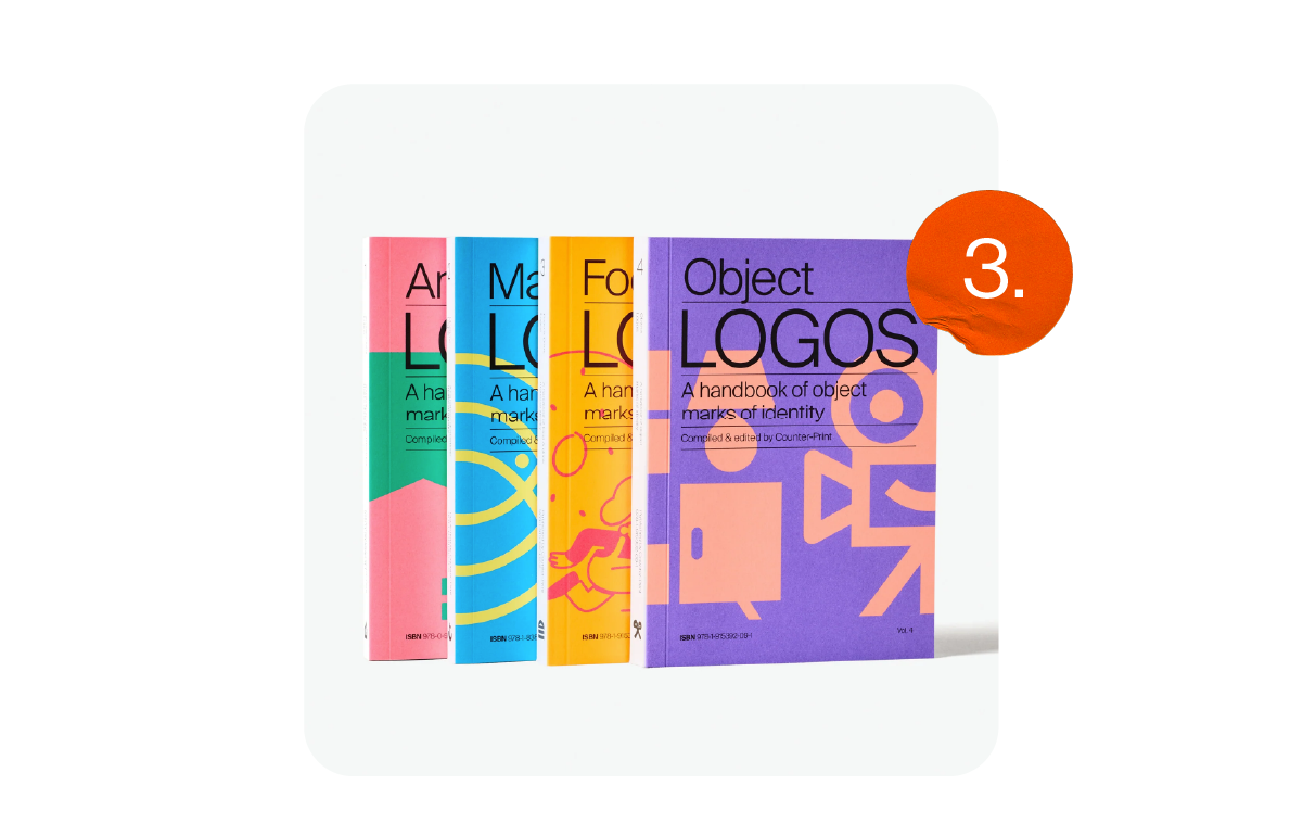 Gifts for designers: Counter Print Books Logo Collection
